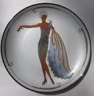 Franklin mint house of erte Diva II and Athena collector plates