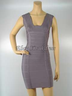 Bandage Dresses Bodycon Dress Evening Cocktail Party Prom Dresses Gray 