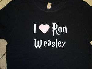 Love Ron Weasley Juniors Shirt Harry Potter S M XL  