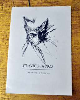 Clavicula Nox #2 Lucifer Ixaxaar E A Koeting ONA Vexior  