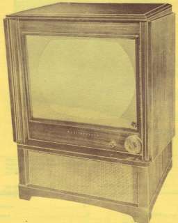 1952 WESTINGHOUSE H 688K24 TV TELEVISION SERVICE MANUAL  