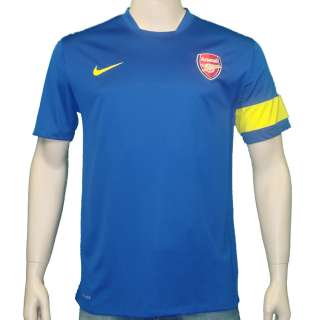 Nike Mens Arsenal Soccer Jersey Dri Fit in Blue  