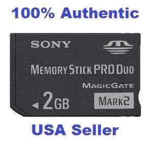 NEW SONY 2GB PRO DUO F/ SONY PSP PSP2 PSP 3000 PSPGO  