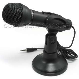   VOCAL MICROPHONE MIC WITH STAND MOUNT FOR PC HANDS FREE NEW  