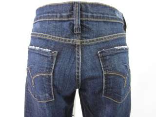DRY AGED DENIM Dark Wash Flare Leg Jeans Pants Size 29  