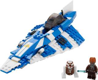 Lego Star Wars Plo Koons Jedi Starfighter ship R7 D4 droid minifig Kit 
