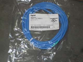 THIS AUCTION IS FOR ONE TYCO AMP 1 0219886 0 10FT BLUE CAT6 