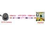 2x UTP Network Video Balun CAT5 to Camera CCTV BNC DVR  