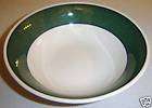 churchill staffordshire green band w blue accents bowl expedited 