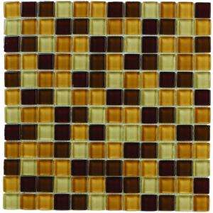   Russo Medley 12 in. x 12 in. Glass Wall Tile 99034 