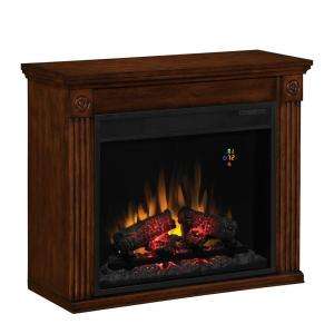   Free 31 in. Compact Rose Cherry Fireplace 70121 