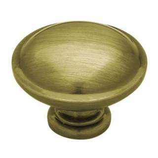 Liberty 1 1/4 in. Round Cabinet Hardware Knob P40005C AB C at The Home 