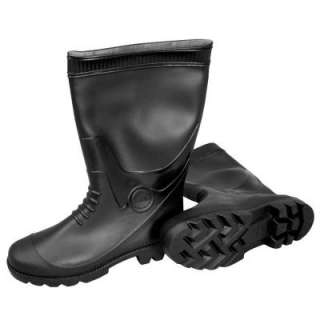 Size 12 PVC Black Boots 887012B  