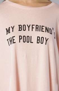 Wildfox The My Boyfriends The Pool Boy Barefoot Tee Dress  Karmaloop 