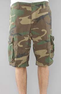 Rothco The Vintage Paratrooper Cargo Shorts in Olive Camo  Karmaloop 