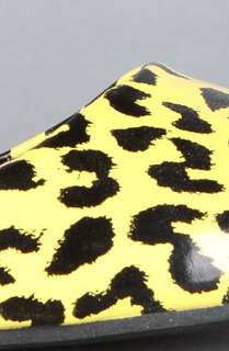 Fiebiger The Electric Leopard Flat in Neon Yellow  Karmaloop 