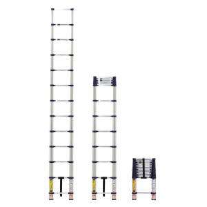 Xtend & Climb 12.5 ft. Telescoping Aluminum Extension Ladder with 300 