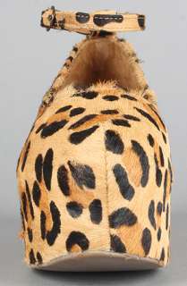 Jeffrey Campbell The BeeBee Shoe in Giant Cheetah Fur  Karmaloop 