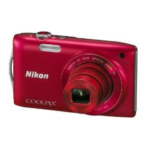 Nikon Coolpix S3300 Digitalkamera (16 Megapixel, 6 fach opt. Zoom, 6,7 