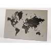 Pinwand Magnettafel Weltkarte 60 x 40 cm  Küche & Haushalt