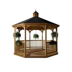 HomePlace Structures 12 Ft. Cedar Gazebo With Floor CG12F at The Home 