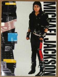 MICHAEL JACKSON Bad Tour JAPAN 1988 Concert Program  