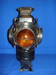 Antique Adlake Non Sweating Railroad Switch Kerosene Lamp Lantern 