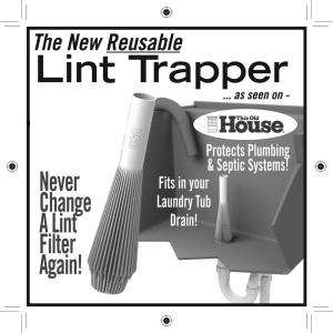 Sioux Chief Laundry Drain Lint Trapper LINT 0001 
