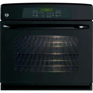 GE 30 in. Electric Single Wall Oven in Black JTP30DPBB at The Home 