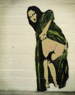 16x20 Canvas World Graffiti + Banksy Mona Lisa Mooner  