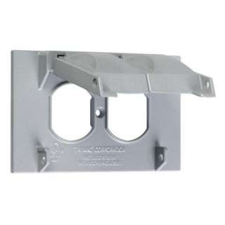 Taymac Horizontal Duplex Receptacle Cover CH100S 