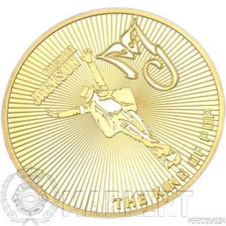 Michael Jackson Münze Goldmünze Gold *Rarität* 999 verg  