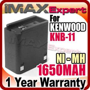 1650mAh KNB 11A Battery for KENWOOD TK350G TK353N TK359  