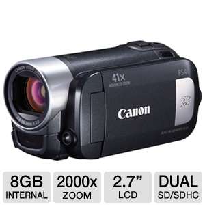 Canon FS40 5025B001 Flash Memory Camcorder   8GB Internal, 2.7 LCD 