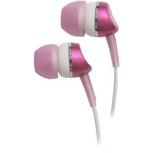Wicked WI 1903 Pink MicroMetallics Stereo Earbuds 