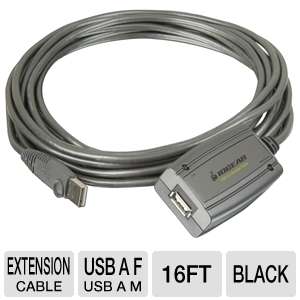 Iogear   GUE216   16 Foot USB 2.0 A A Booster Extension Cable at 