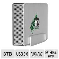   GD3000U3 GreenDrive3 External Hard Drive   3TB, USB 3.0, Plug & Play