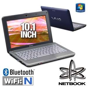Sony VAIO VPCM121AX/L Netbook   Intel Atom N450 1.66GHz, 1GB DDR2 