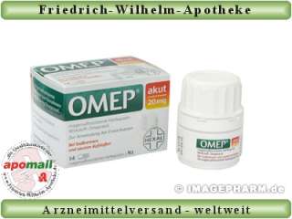 OMEP akut 20mg Sodbrennen Aufstoßen 28 Kaps. Omeprazol  