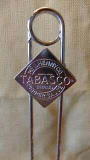 Tabasco Tabletop Condiment Menu Caddies Holders Silver Wire LOT 6 