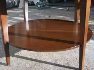   Mid Century Modern Retro MERSMAN Formica Round Side/End Table  