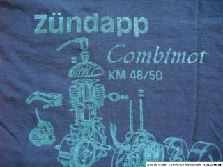 Zündapp Combimot KM 48 Hilfsmotor T Shirt Fahrradmotor  