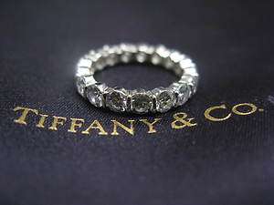 Tiffany & Co PLAT Diamond Shared Bar Eternity Band 2.77CT 3.5mm  