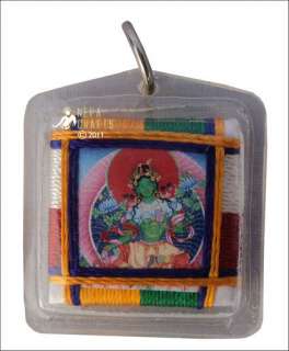 Tibetan Green Tara Amulet Sungkhor Butti  