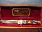 1989 buck david yellowhorse 102 custom buffalo knife limited vintage