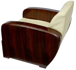 Pair Art Deco 1920s Club Arm Chairs Sofa Seats Armchair  