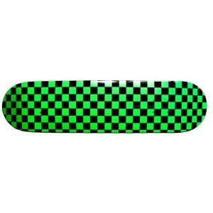 Checkered Moose Green Skateboard Deck 7.63  Sport 