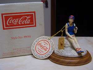 COCA COLA GIRL IN SWIMSUIT FIGURINE BY WILLITS GALLERIE  