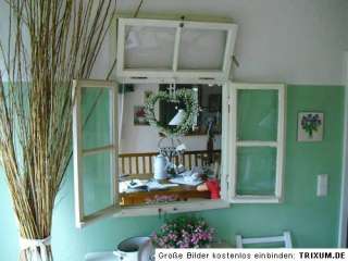 Deko Fenster zum herrichten Top eyecatcher Spiegel Holzfenster Wand 