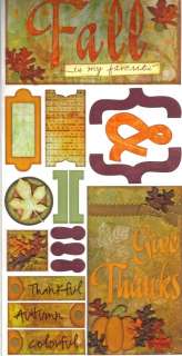   CARDSTOCK STICKER SHEETS Family Fall Zoo Boy Home Love CHOICE  